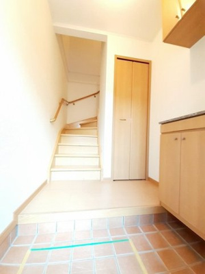 【玄関】 | カーサ・ソーレ　Ａ | きれいな玄関です