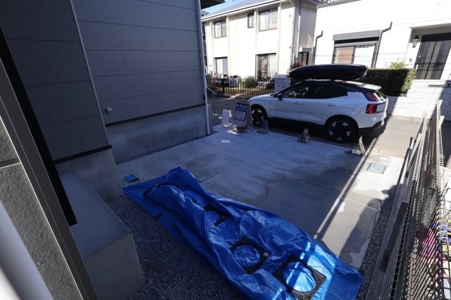 《仲介手数料無料》岩槻区本丸１丁目21-7(全1戸)新築一戸建てケイアイ クラフト ピットの駐車場