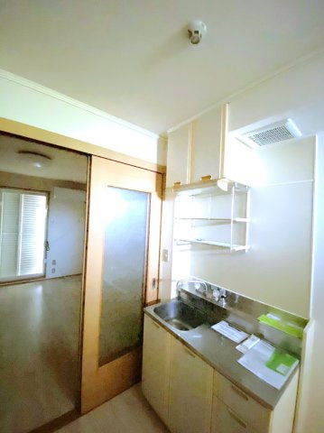 スカイハイツのキッチン|お料理しやすいキッチンです