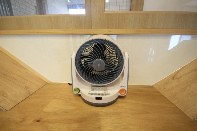 ぬこハウス相模原の設備|サーキュレーター完備。人も猫も快適な空間です。
