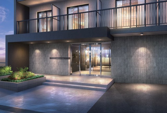 クレヴィスタ立石Ⅱのエントランス|建物の内部です