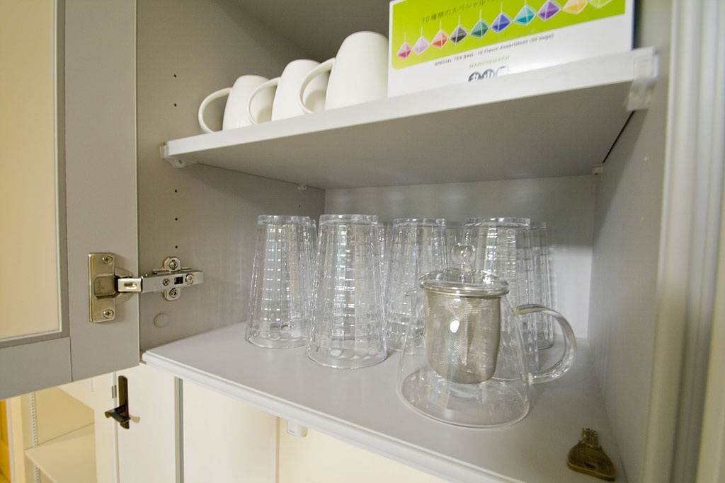 ぬこハウス小岩の設備|コップ・カップ類完備。コップ・カップ類が一式、完備されていますので、ご自身でご準備する必要もありません。
