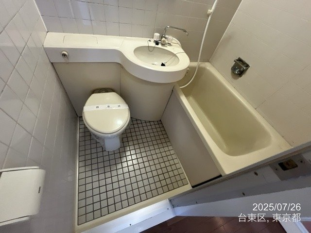 ライオンズマンション元浅草の浴室|きれいなお風呂です