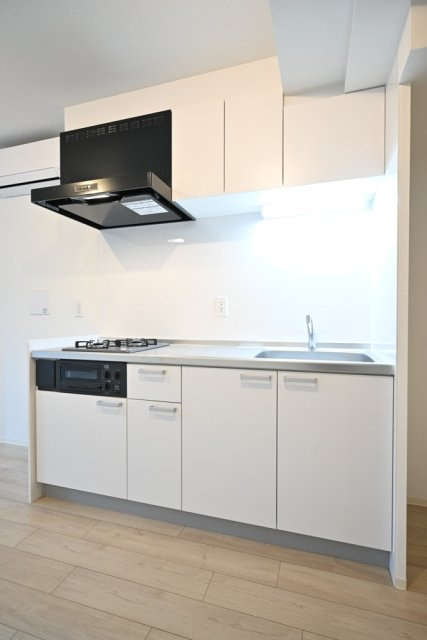 フェリデンシア御嶽山のキッチン|システムキッチン（2口ガスコンロ・グリル付）