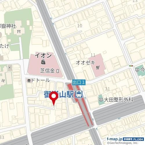 フェリデンシア御嶽山の地図