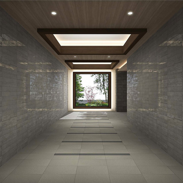 パークアクシス西大島コンフォートスクエアのエントランス|落ち着いたエントランスです