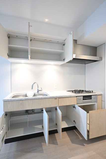 サンウッドフラッツ新宿四谷三丁目のキッチン|きれいなキッチンです