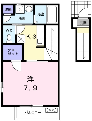ラフレシールの間取り