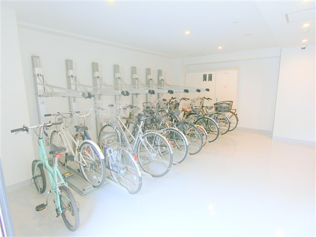 BlanCielブランシエル南蒲田のその他共用部分|屋根付きの駐輪場