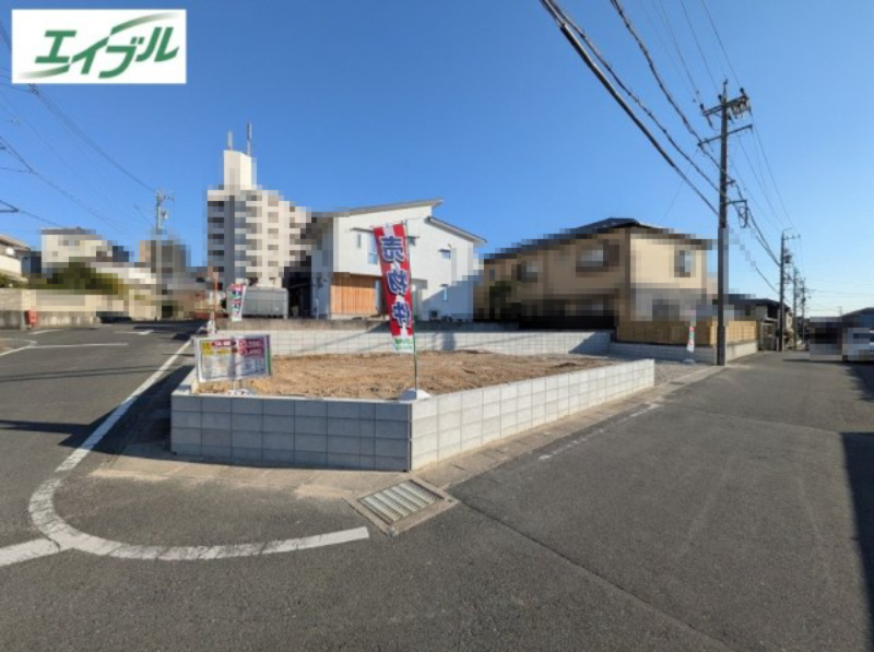 小牧市久保　新築戸建　１号地の外観|味岡駅　徒歩８分。
スーパー、小・中学校近く。