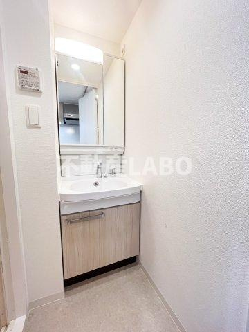 アドバンス大阪カーサの独立洗面台