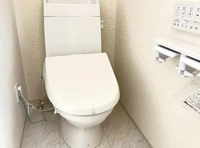 【新築】鶴ヶ島市下新田第２ 4号棟のトイレ|落ち着いた色調のトイレです