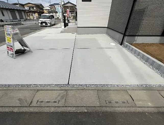 【新築】鶴ヶ島市下新田第２ 4号棟の駐車場|駐車スペース２台分あります！