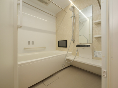 【浴室】 | フルールアクアリオ | ゆったり過ごせるお風呂です