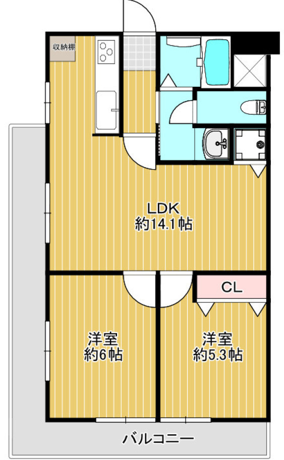 シャトード本山の間取り
