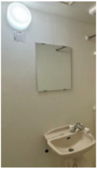 ロレッタ用賀　敷金０　礼金０　南向きの洗面所