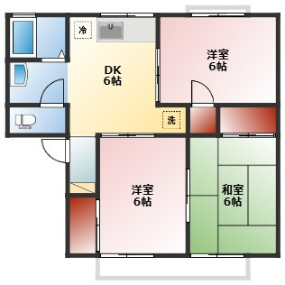 エスポワール佐藤Aの間取り