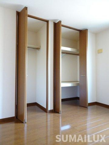 熊本市中央区黒髪６丁目のアパートの収納