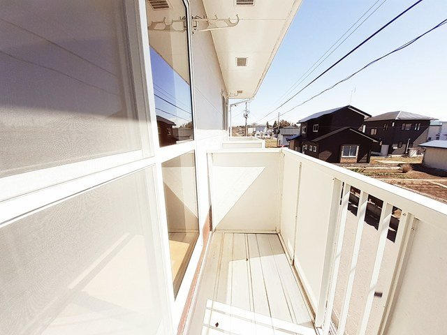 メゾン・ボヌールＦⅡのバルコニー