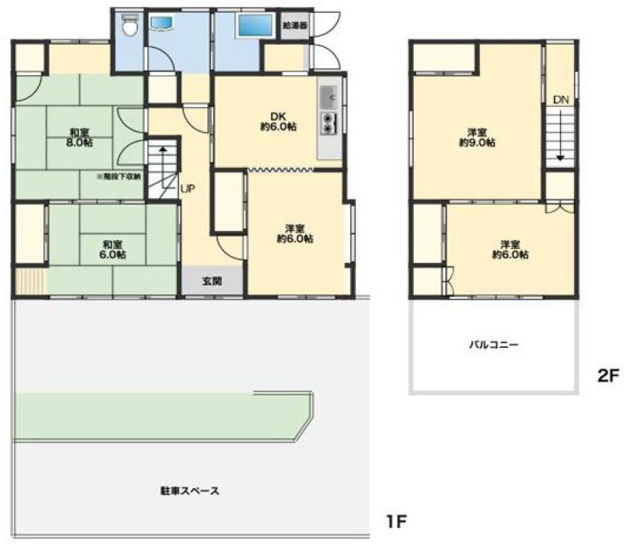 【間取り】 | 5DKは、ダイニングキッチンと5つの居室がある間取り。非常に大人数のご家庭や、二世帯住宅、または複数人でのシェアハウスなどに最適。食事スペースとくつろぎの場を分け、個室も十分で確保快適に過ごせますよ。