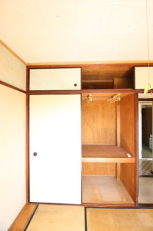 【収納】 | 戸頭駅歩7分！スーパー近く豊富／戸頭第一住宅 | たっぷりとした1間分の押入