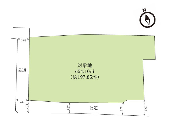 【区画図】 | 【土地】福岡市南区中尾2丁目