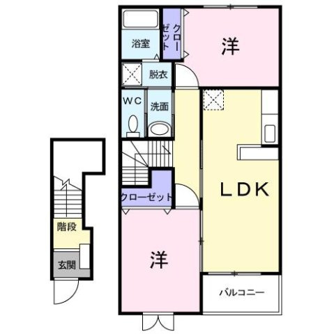 セントリスツ　オークの間取り