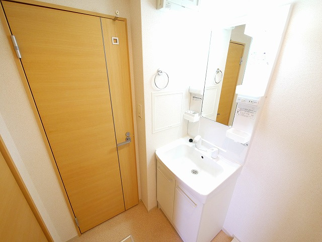 アプリコット（奈良市）の洗面所|広い洗面スペース