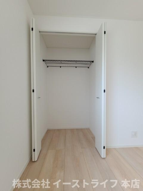 【新築戸建】　いわき市仁井田町第2　全5棟の収納|1号棟写真　大きなスペースがあり、収納には困りません