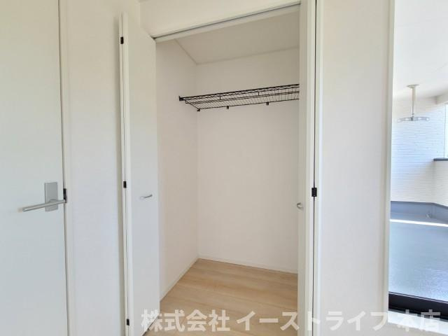 【新築戸建】　いわき市錦町第31の収納|1号棟写真　大きなスペースがあり、収納には困りません