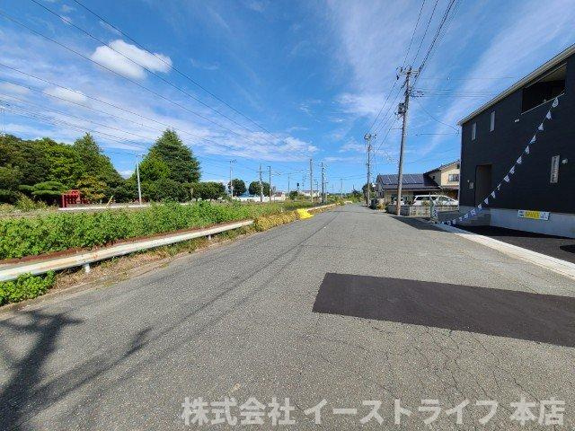 【新築戸建】　いわき市錦町第31の前面道路含む現地写真|西側9.7ｍ公道