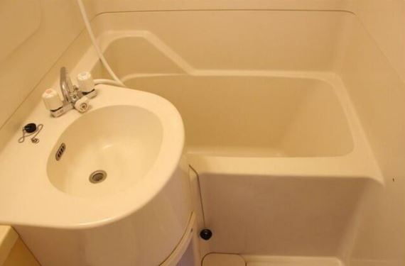 アネックス茗荷谷の洗面所|3点ユニットバス　※別室参考写真