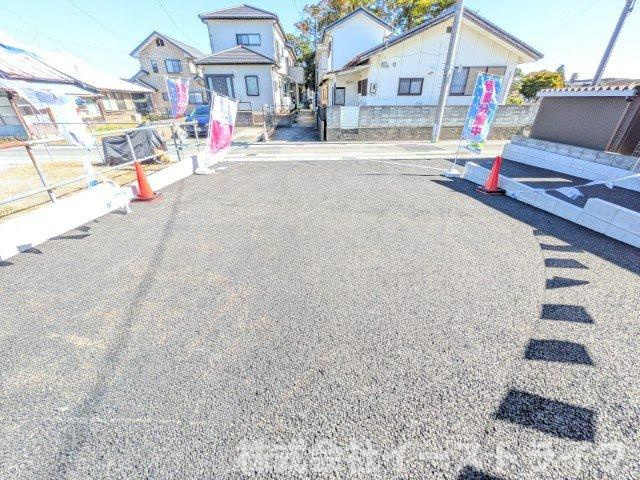 【新築戸建】　いわき市平第20の駐車場|1号棟写真　カースペースです