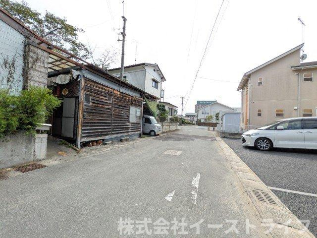 【新築戸建】いわき市泉玉露第5　全2棟の前面道路含む現地写真|東側6ｍ公道