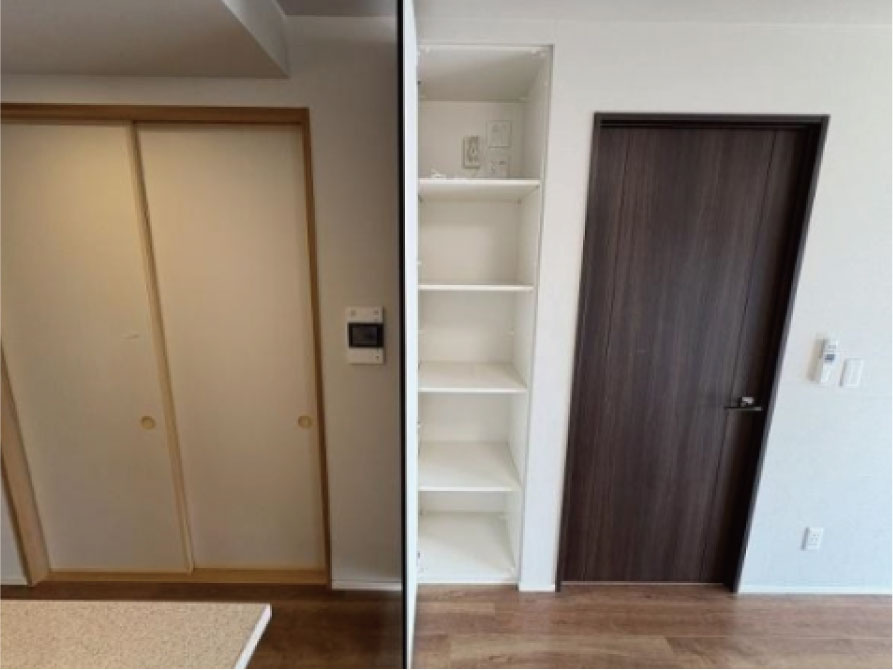 ローレルコート京都北野の収納