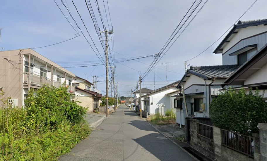 【新築戸建】　いわき小名浜君ヶ塚町第1　限定1棟の前面道路含む現地写真|北側6.0ｍ公道
