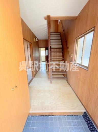 焼山北3丁目貸家の玄関