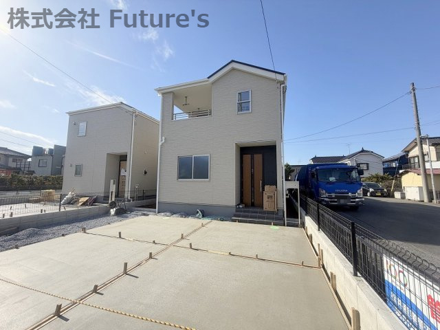 三郷市彦糸1丁目　新築戸建　全5棟　3号棟の外観|現地の写真になります。