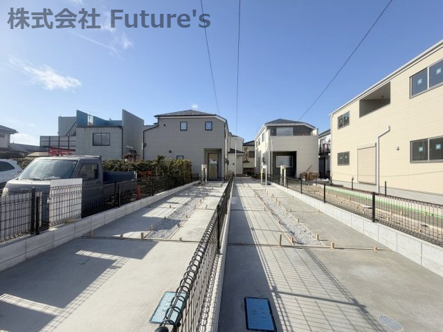 三郷市彦糸1丁目　新築戸建　全5棟　3号棟の外観|現地の写真になります。