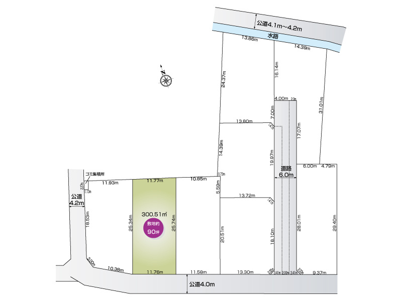 7号地　300.51㎡（90.90坪）
