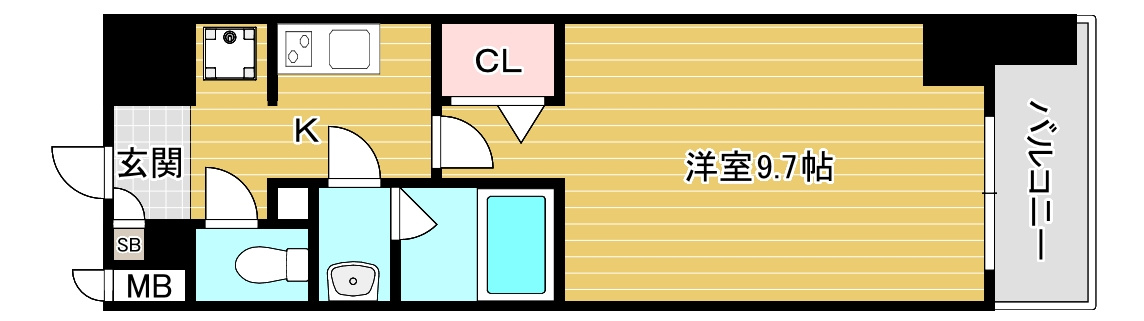 アリビオ大阪港の間取り