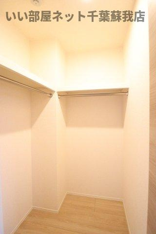 GMコート　Bの収納|ウォークインクローゼット