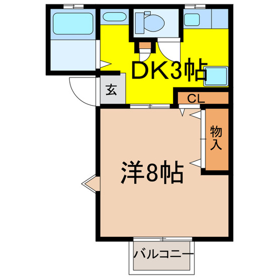 【間取り】 | サンマリーノパートⅡ