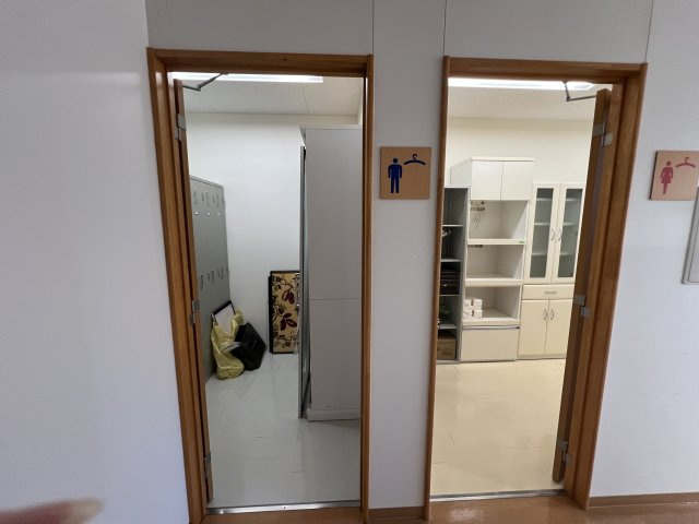 津山市二宮　デイサービス跡の内装|2階　更衣室