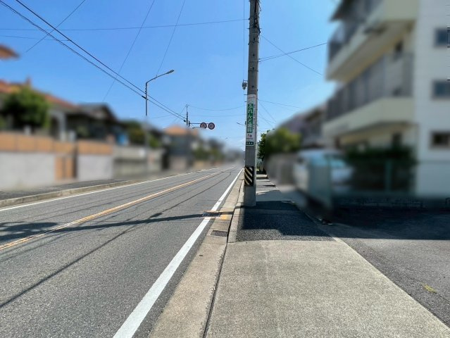 北区安井四丁目土地の前面道路含む現地写真|前面道路