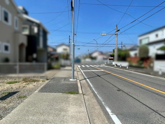 北区安井四丁目土地の前面道路含む現地写真|前面道路