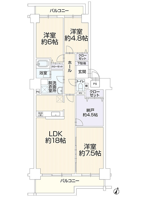 サンロイヤル箕面コスモ1号館の間取り