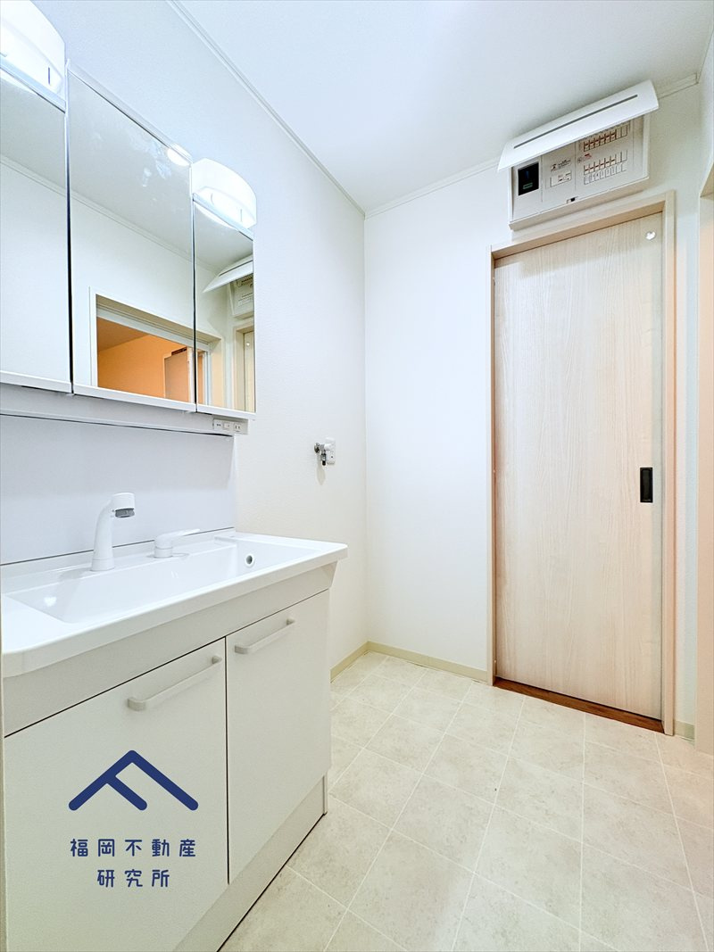 南区鶴田４丁目　戸建ての独立洗面台