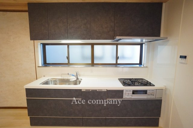【キッチン】 | 八尾市宮町1丁目 | 食洗機付きのシステムキッチン新調です☆3口ガスコンロ☆