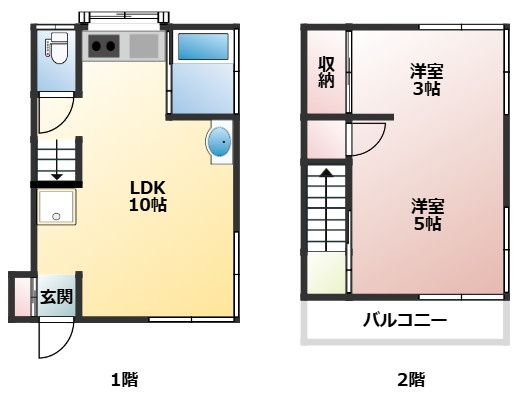 太田窪5丁目貸家の間取り